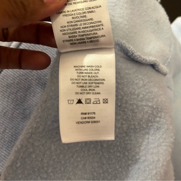 FILA Crewneck Sweatshirt Women's Blue Size Large Long Sleeve - Picture 6 of 8